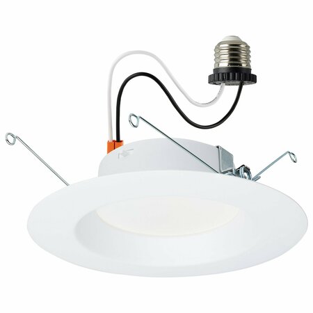 SATCO 12.5 Watt LED High Lumen Downlight Retrofit 5-6 Inch CCT Selectable 120 Volts Dimmable White S11646